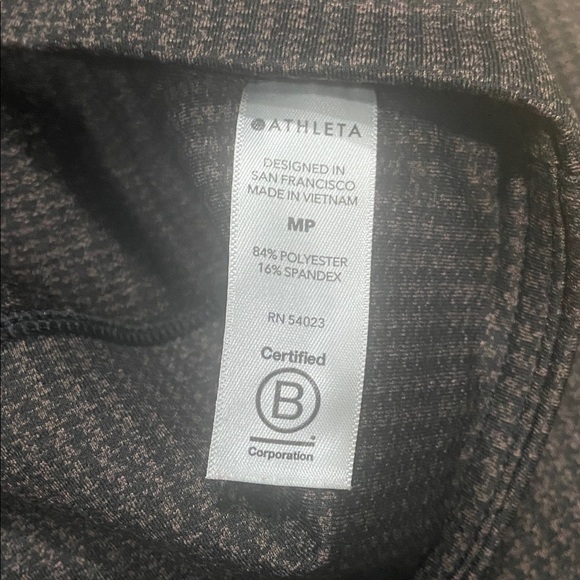 Athleta Delancey Houndstooth Tight — Heathered Black - Picture 8 of 8